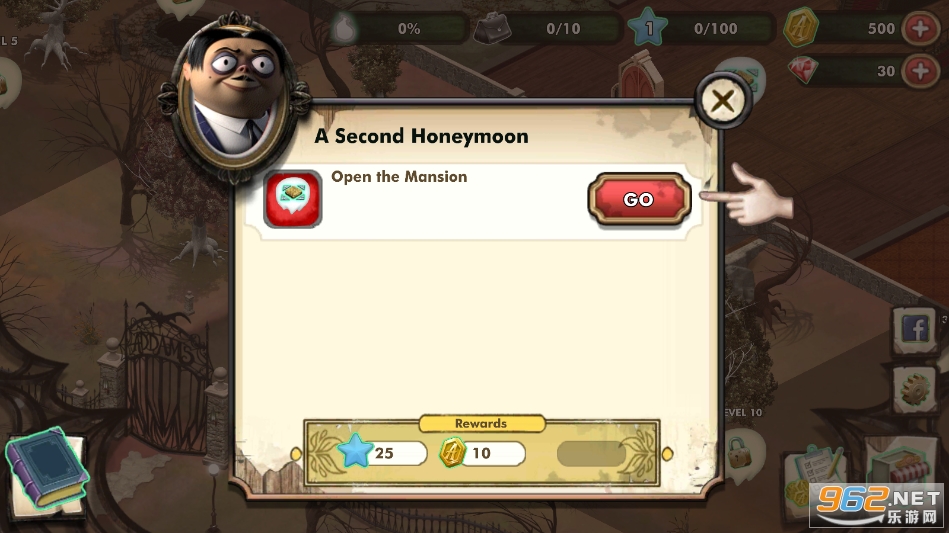 神秘大厦恐怖屋无限金币钻石版(Addams Family Mystery Mansion)截图0