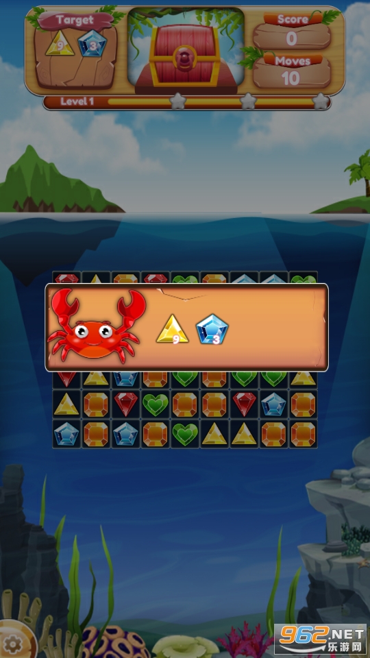 ��ʯ����ըJewel Island Blast - Match 3 Puzzle��Ϸv1.6 ��׿���ͼ0