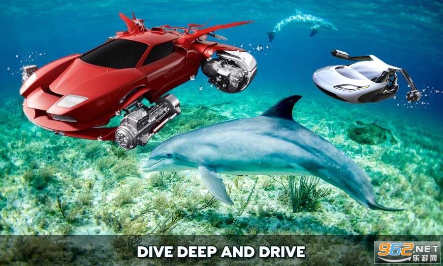 浮动水下汽车2024无限金币版(Floating Underwater Car Simulator)截图4