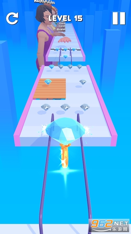 Diamond Ring Run(钻戒滚动游戏)截图0