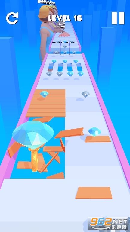 Diamond Ring Run(钻戒滚动游戏)截图1