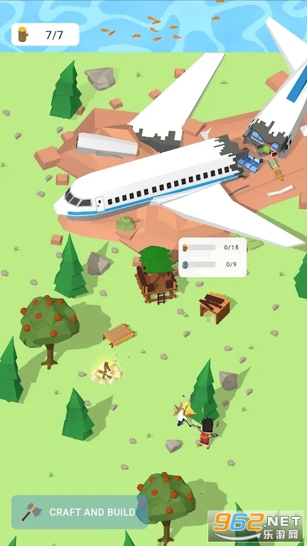 Idle Plane Crash Survival截图2