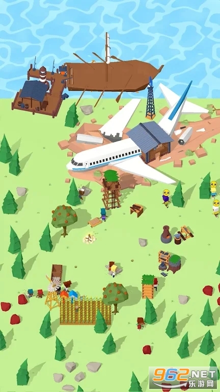 Idle Plane Crash Survival截图1