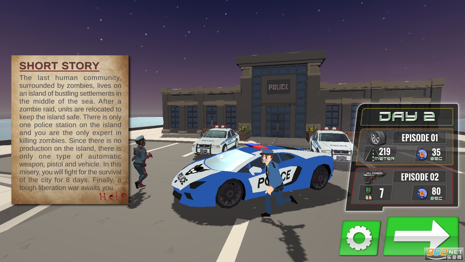 ���콩ʬ�������޽���޸İ�(Police Zombie Hunter Officer)v1.3 ��׿���ͼ4