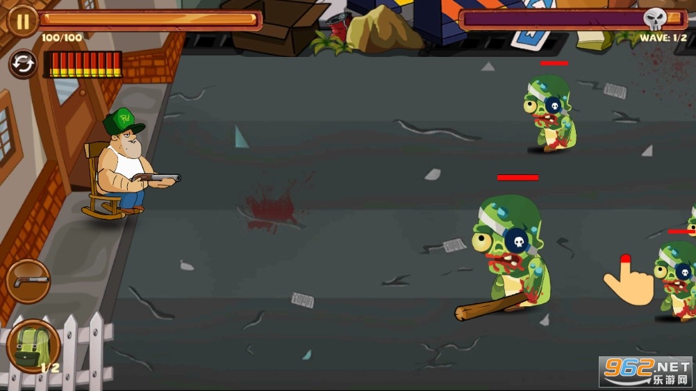 Fat Man Vs Zombies - Defence Battle PVZ4(胖子大战僵尸游戏)截图1