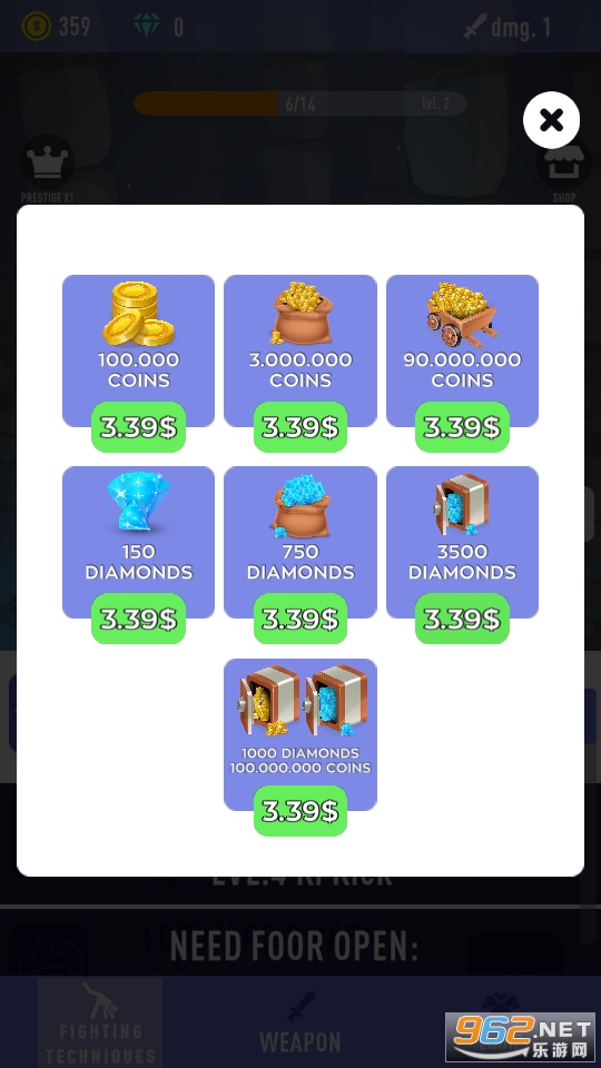 Idle Fight: Combat Tycoon(���и񶷴����Ϸ)v0.7 �ֻ����ͼ0