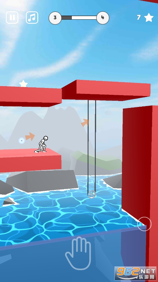 Right Jump(小人特技跳跃游戏)截图0