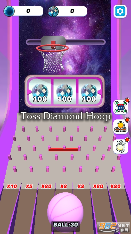 Toss Diamond Hoop��Ϸ