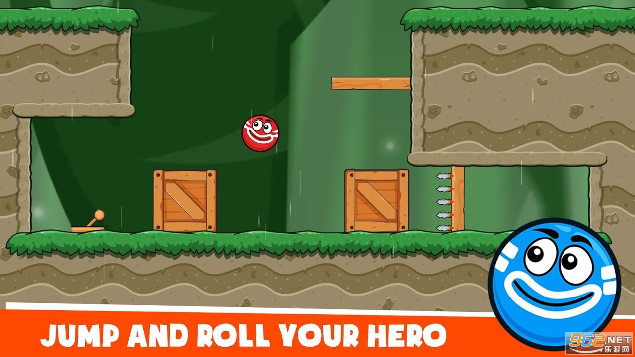 Roller Ball 6(红色弹跳球6游戏)截图2