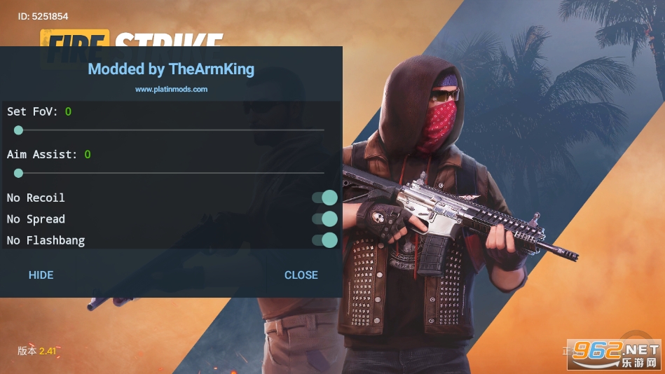 ���߳��������������޸�����(Fire Strike)v3.23 (���ò˵�)��ͼ2