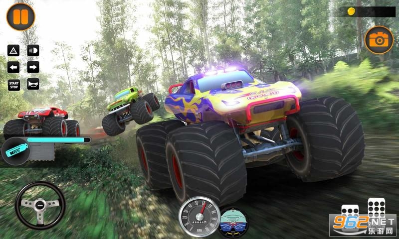 Monster Truck Death Race 2019: Car Shooting Games��Ϸ��ͼ0