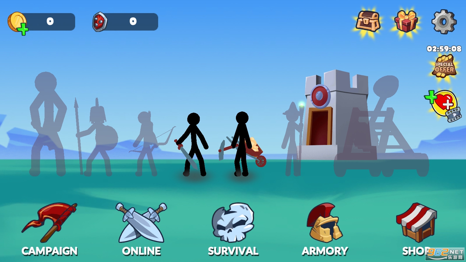 Stickman Battle Empires War(�����ս���۹�ս��)��ͼ1