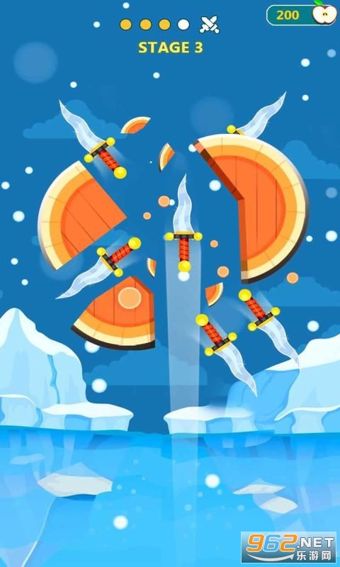 Knife Master Hit - Throw On Target(�ӵ���ʦͶ��Ŀ����Ϸ)��ͼ0