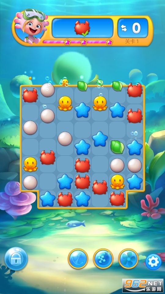 ����֮����Ϸ(Ocean Friends : Match 3 Puzzle)v33 ���°��ͼ1