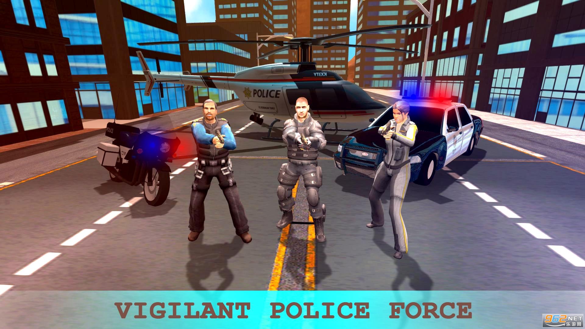 Police Bike Chase(�����ﳵ׷����Ϸ)��ͼ0