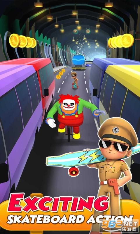 Little Singham Super Skater(超级滑板小辛格汉姆游戏)截图0