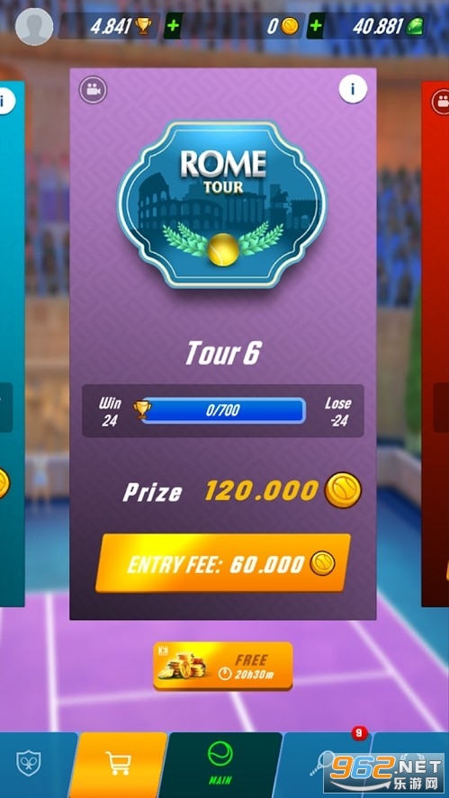 Tennis Clash 3D(������ײ3D�ٷ���)��ͼ1