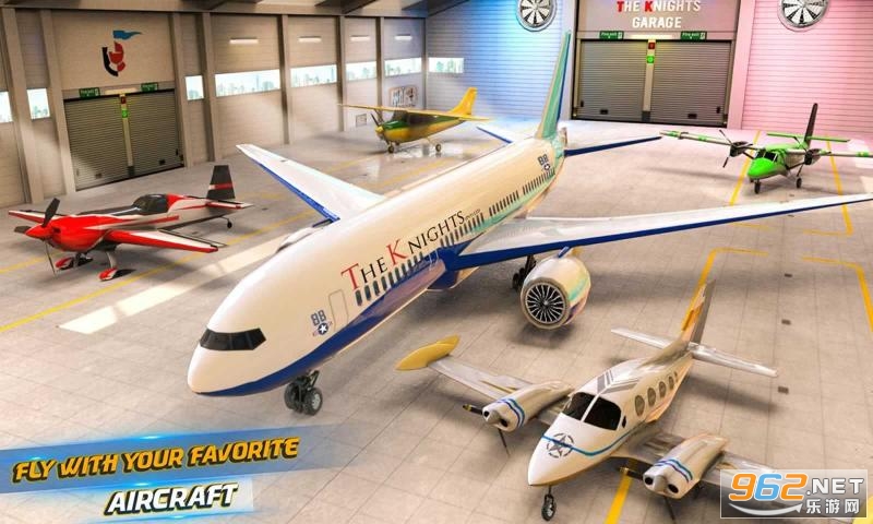 City Airplane Pilot Flight(城市模拟飞行器手机游戏)截图2