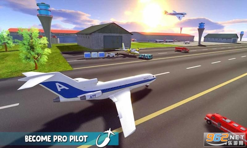 City Airplane Pilot Flight(城市模拟飞行器手机游戏)截图4