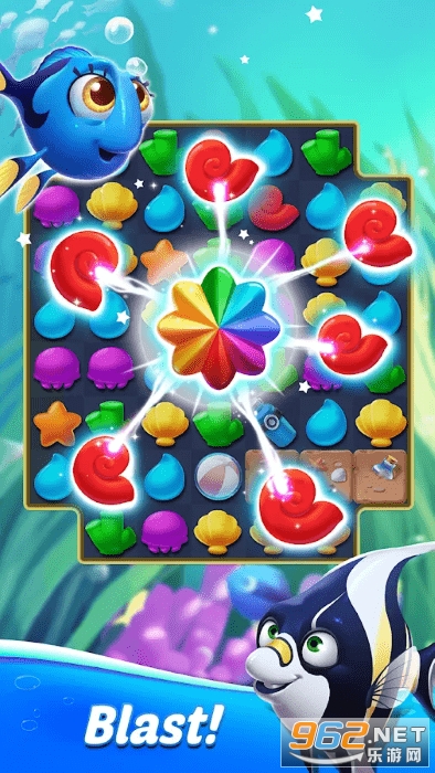 Fish Match(海洋派对比赛免费版)截图1