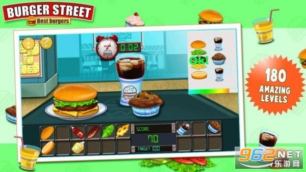 BurgerStreet(烹饪汉堡咖啡模拟器)截图1