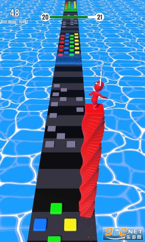Color Stack Surfer(彩色堆栈冲浪者游戏)截图3