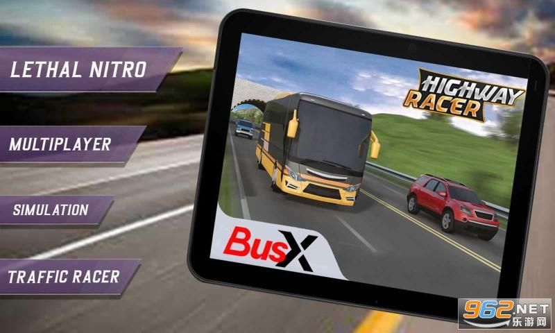 BusX Highway Racer: Traffic Racer: Bus Simulator(巴士高速赛车游戏最新版)截图1