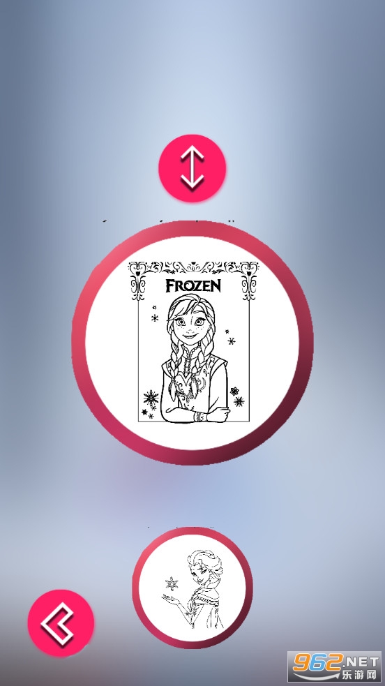 Ice Princess Snow Coloring Book(��ѩ������ɫ����Ϸ)��ͼ4