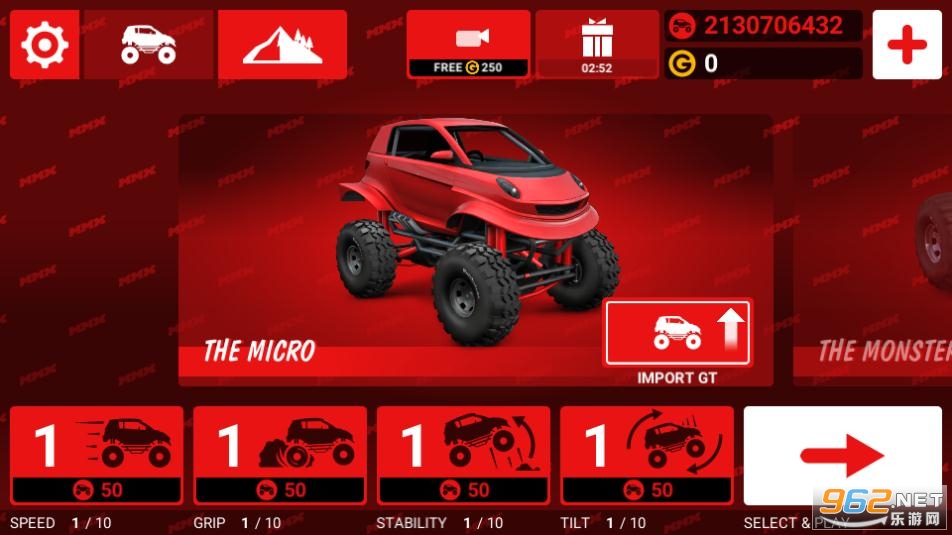 HillDash(MMX爬坡赛车安卓版)截图0