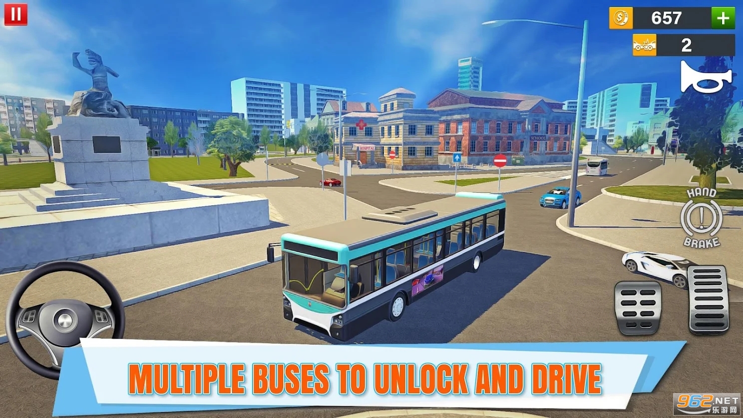 City bus 3D: Driving Simulator(城市教练巴士模拟器2021最新)截图1
