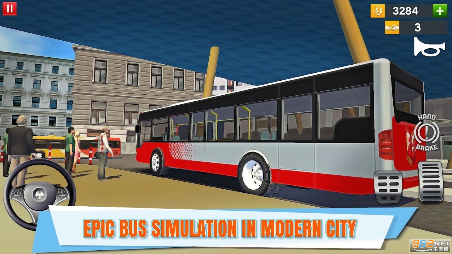 City bus 3D: Driving Simulator(城市教练巴士模拟器2021最新)截图0