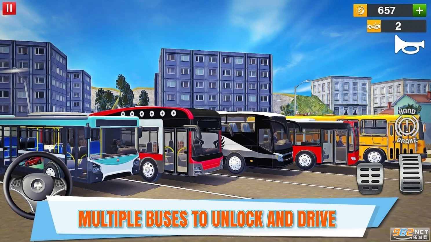City bus 3D: Driving Simulator(城市教练巴士模拟器2021最新)截图2