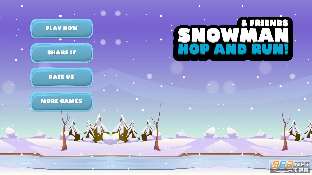 Snowman Hop Run(ѩ����Ծ����Ϸ)��ͼ1