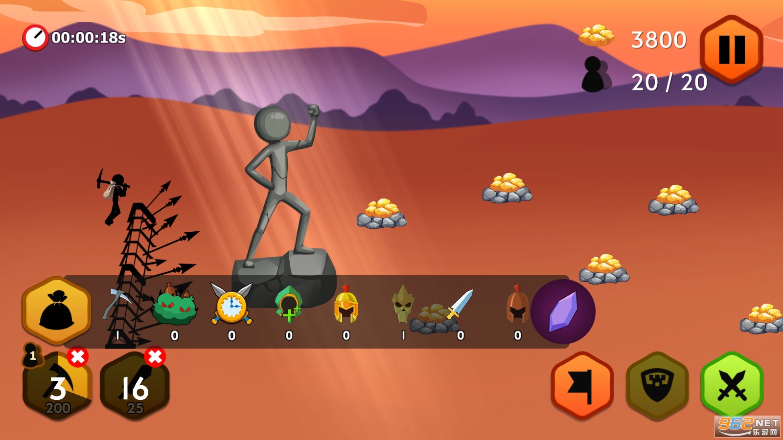 �����ս��2�۹�ս��(Stickman Battle 2)��ͼ0