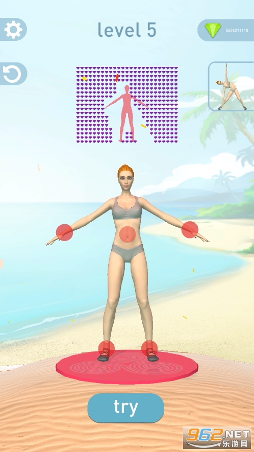 瑜伽少女3D截图0