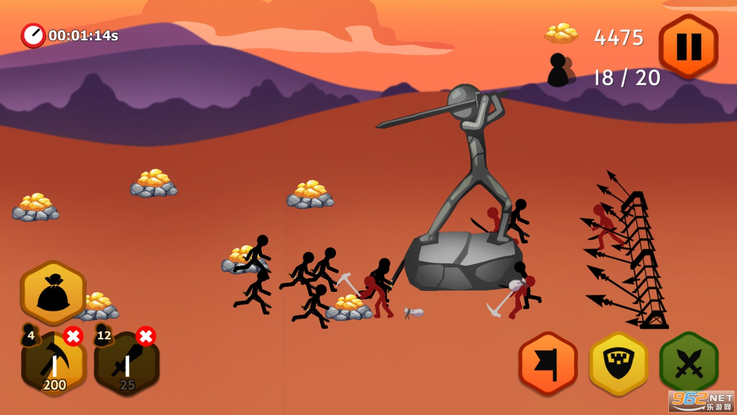 Stickman Battle 2(�����֮ս2�۹�ս����Ϸ)��ͼ1