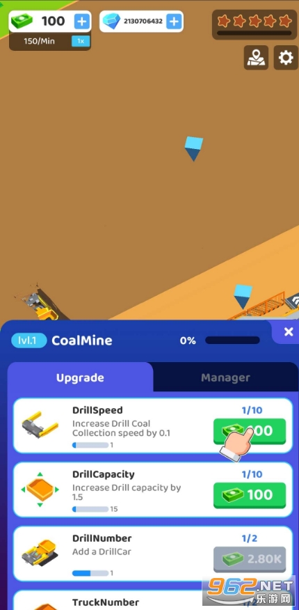 Coal Mining Inc(ú̿���ɹ�˾��Ϸ)v0.10 ��׿���ͼ0