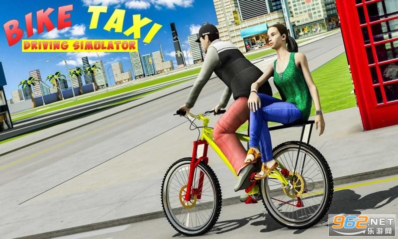 BMX Bicycle Taxi Driving City Passenger Simulator(自行车乘客模拟器手机版)截图1