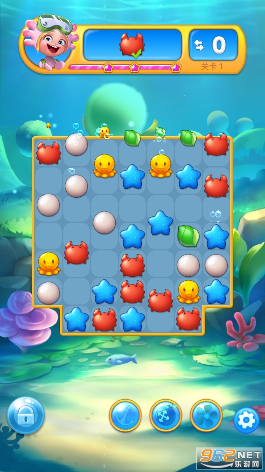 ����֮������֮����Ϸ(Ocean Friends : Match 3 Puzzle)��ͼ4