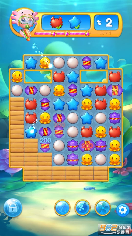 ����֮������֮����Ϸ(Ocean Friends : Match 3 Puzzle)��ͼ3