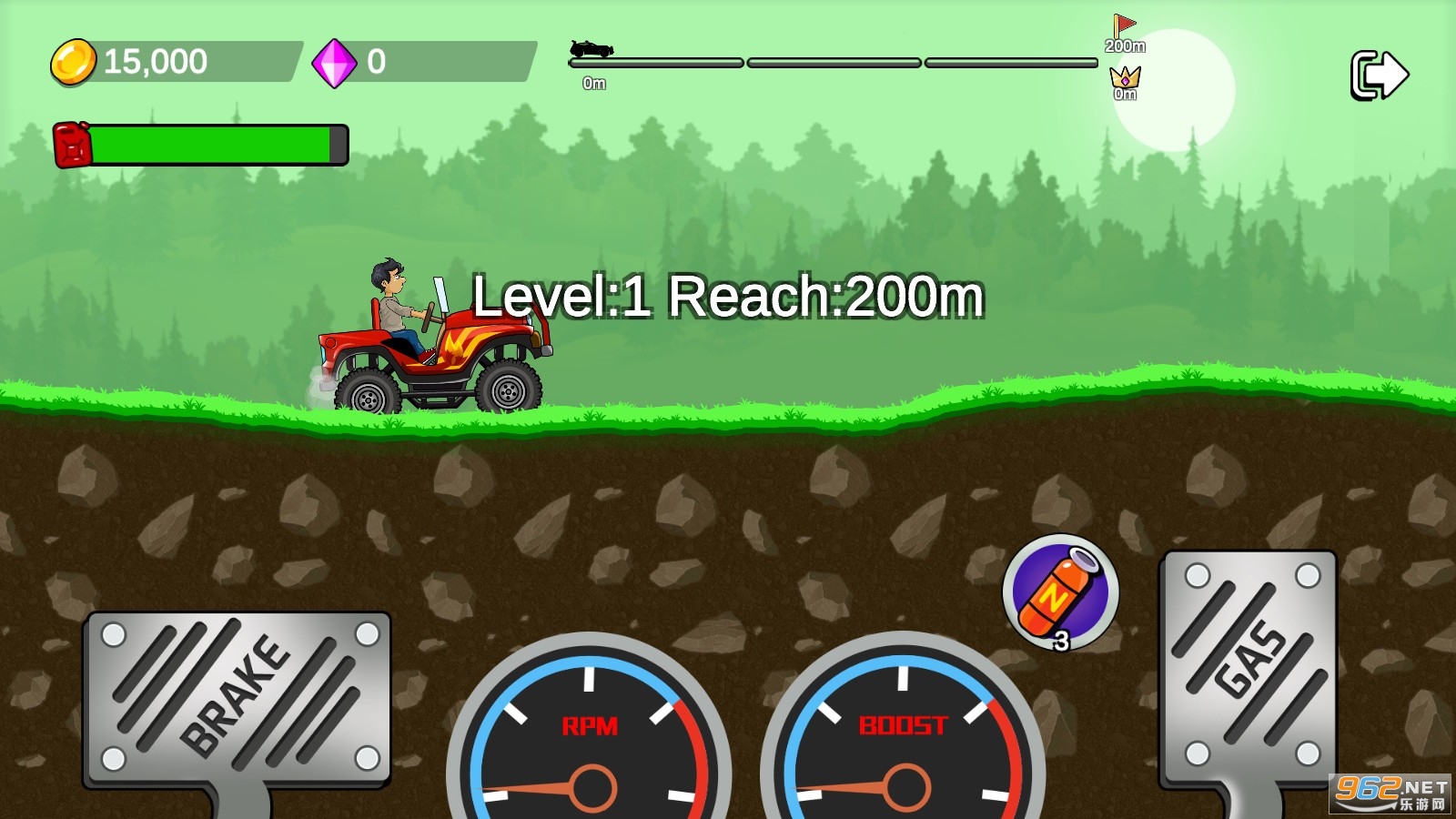 Hill Car Race