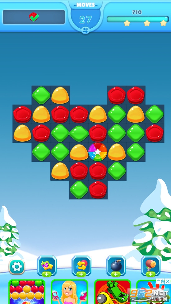 �鱦ƥ������Ice Ledgend 2022 -Jewels Match Puzzle Adventure��ͼ2