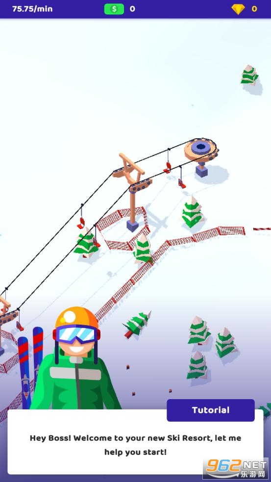滑雪胜地无限钞票版(Ski Resort: Idle Tycoon)截图0