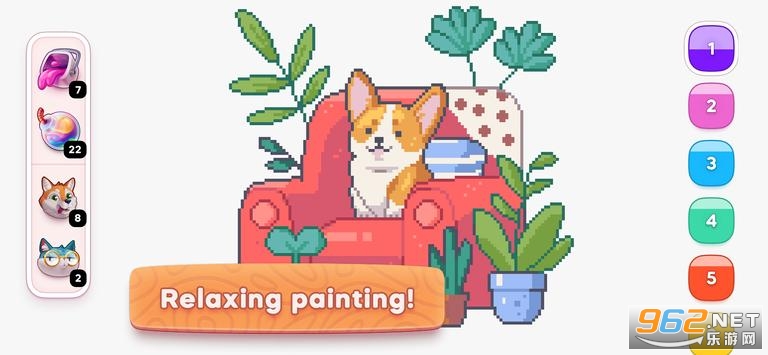 Pixel Woods(Pixelwoods: Coloring Book & Decor)截图2