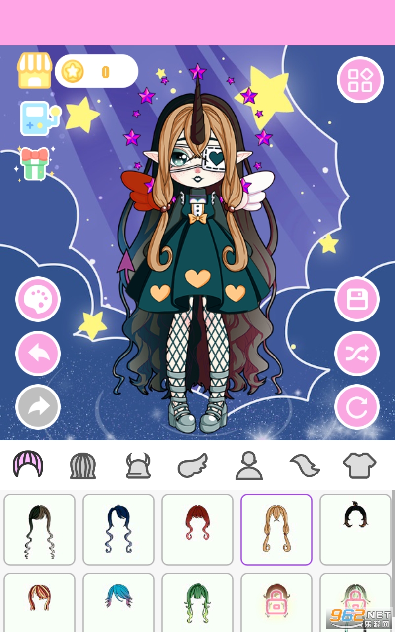 魔幻装扮女孩系统游戏截图2