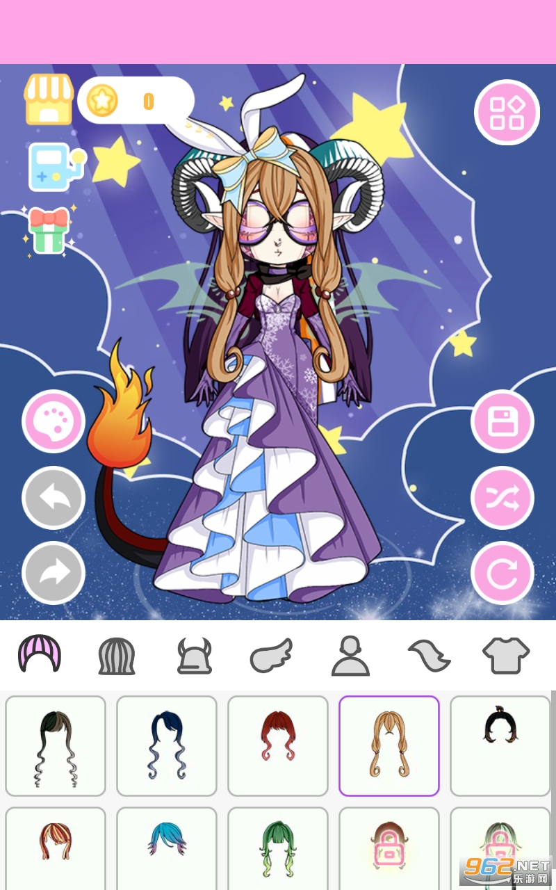 魔幻装扮女孩系统游戏截图3
