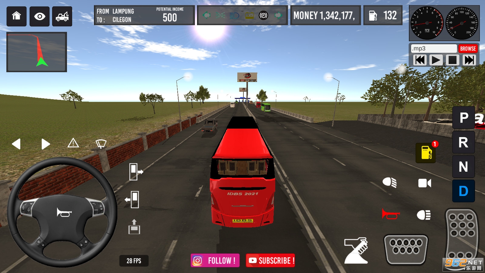 IDBS印尼巴士模拟器无限金币版(IDBS Bus Simulator)截图0