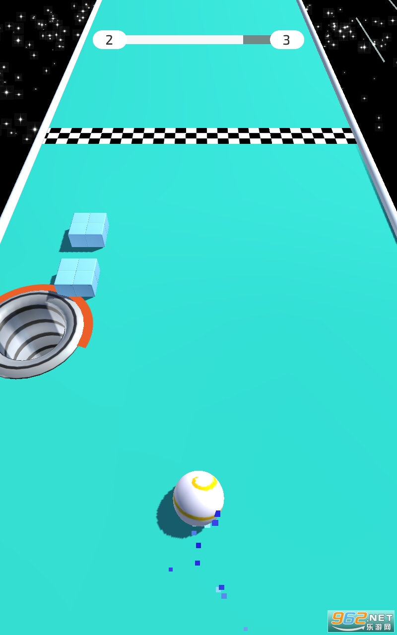 Hollo Ball 3D : Circle Hole Run霍洛球3D游戏截图0