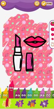 Glitter Makeup Coloring Book��Ϸ��ͼ6