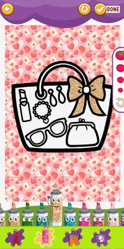 Glitter Makeup Coloring Book��Ϸ��ͼ3